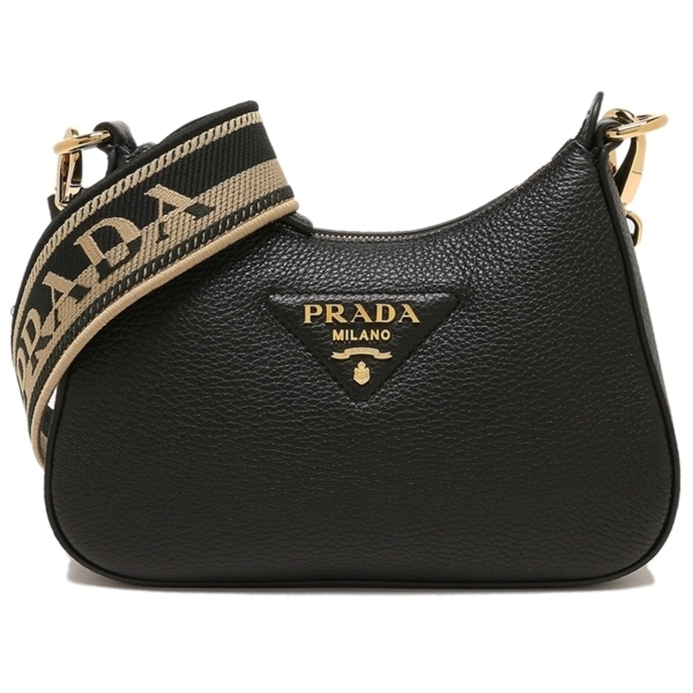Prada Mini Bag Vitello Bag Shoulder Dyno Soft Black - Picture 2 of 7